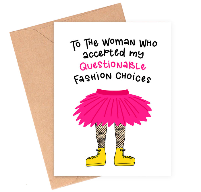 Questionable Fashion Mother's Day Card