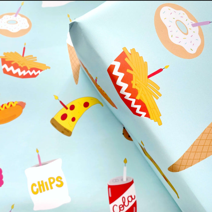 Junk Food Wrapping Paper