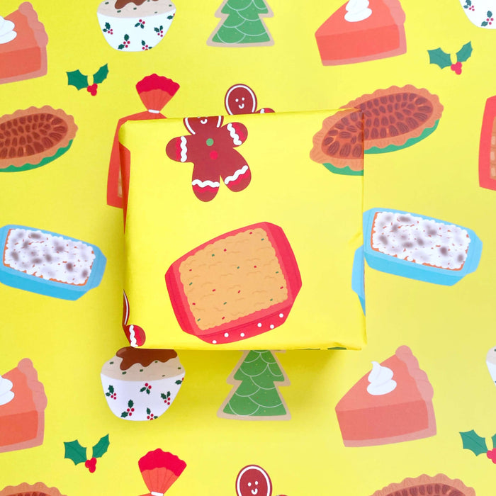 Christmas Food Wrapping Paper