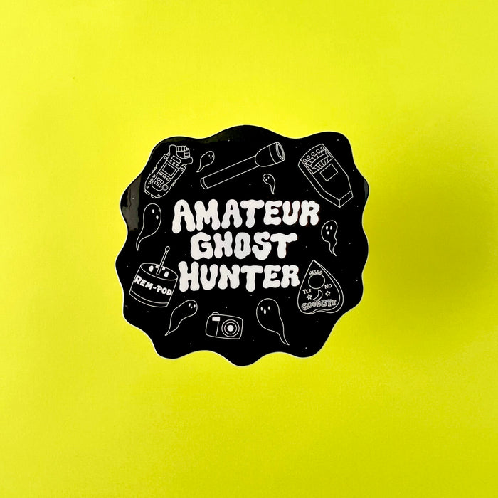 Amateur Ghost Hunter Vinyl Sticker