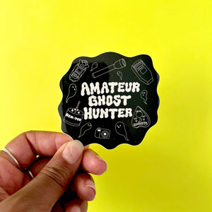 Amateur Ghost Hunter Vinyl Sticker