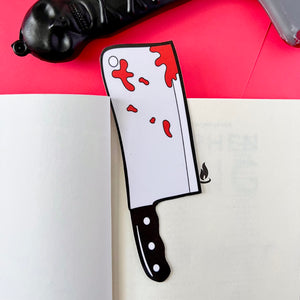 Butcher Knife Die Cut Bookmark