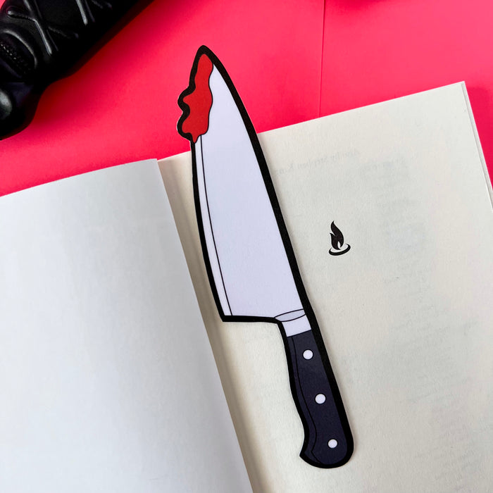 Kitchen Knife Die Cut Bookmark