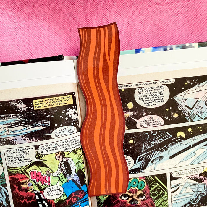 Bacon Die Cut Bookmark