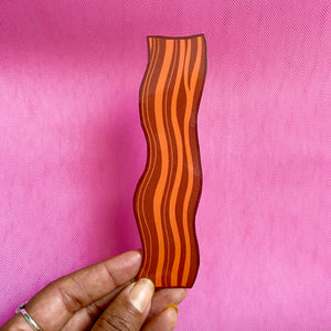 Bacon Die Cut Bookmark