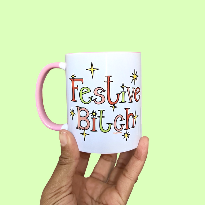 Festive Bitch Holiday Ceramic Mug