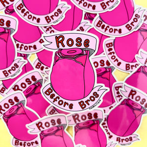 Rose Before Bros Clear Vinyl Sticker