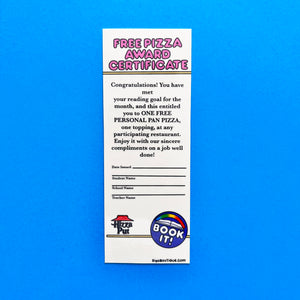 Pizza Certificate Bookmark