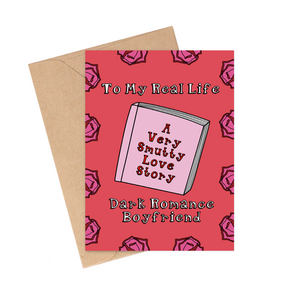 Romance Book Boyfriend Love Card