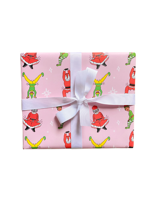 Twerkin' Santas Workshop Wrapping Paper