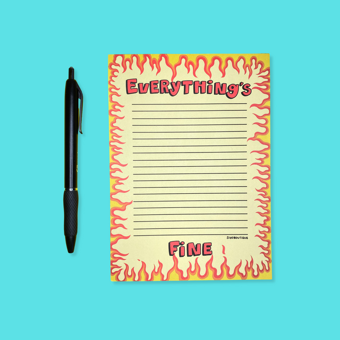 Everything's Fine Notepad
